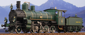 Class E-I Heavy Freight Loco #2063, Green and Black Livery Rebuilt Twin Cylinder Version